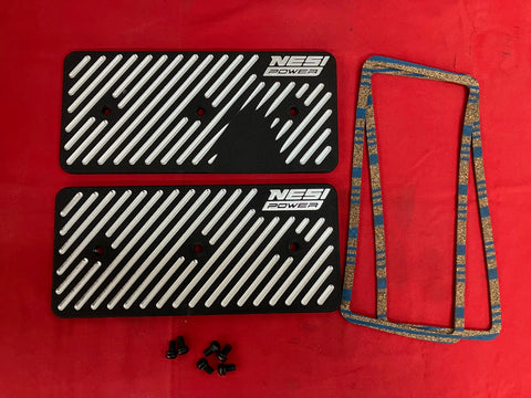 Side covers 292 NESI POWER Inline 6 Chevy CNC Billet machined.